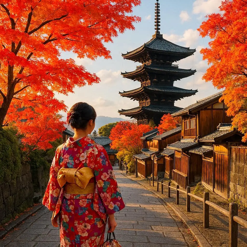 日本京都旅行風景